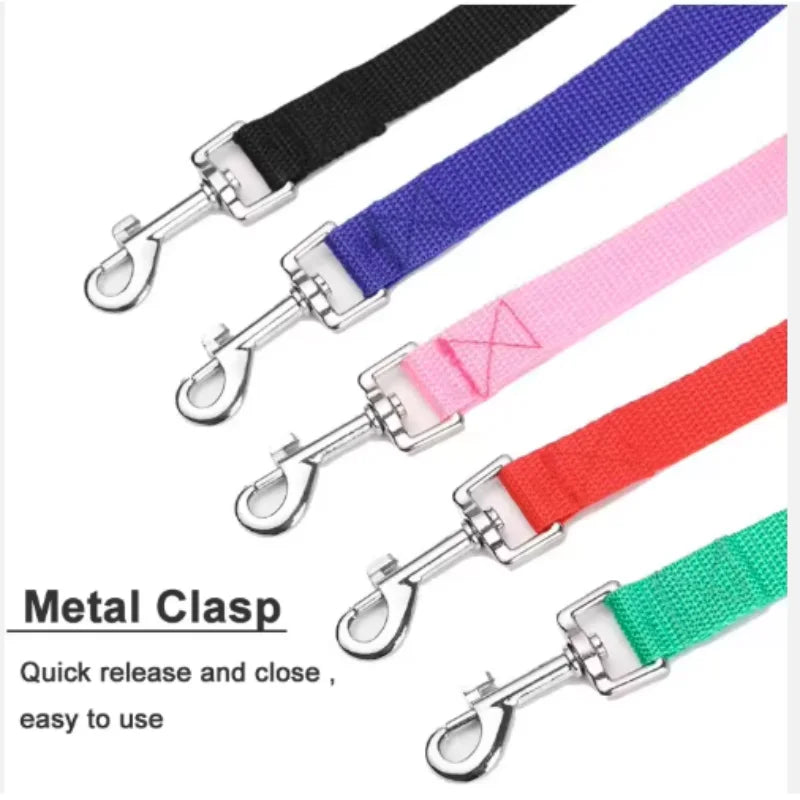 Solid Dog Leash For Large Dogs Pet Puppy Walking Training Lead Rope Big Dog Nylon Rope Long Leashes