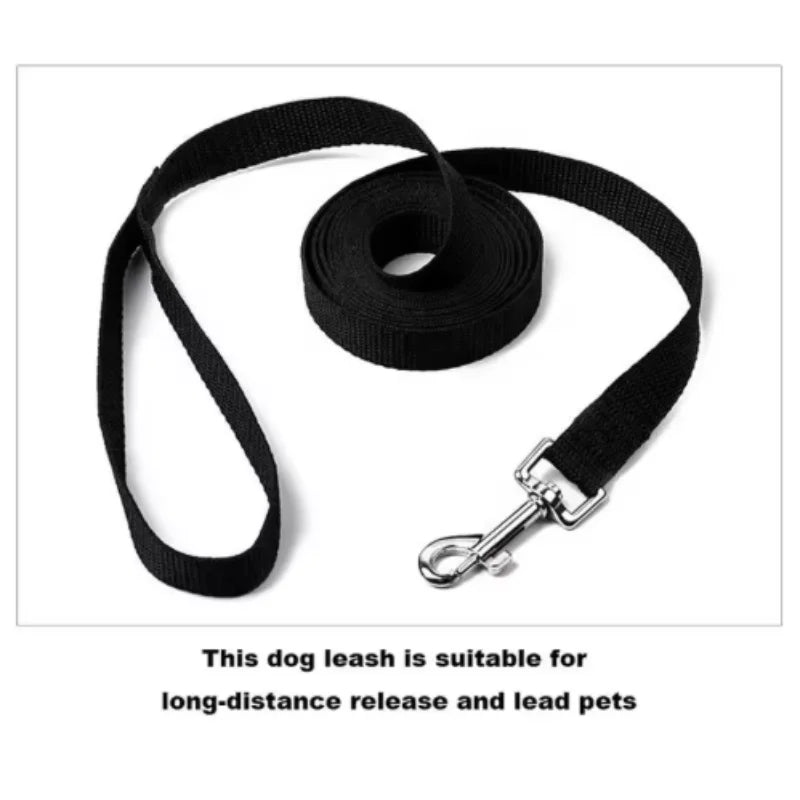 Solid Dog Leash For Large Dogs Pet Puppy Walking Training Lead Rope Big Dog Nylon Rope Long Leashes