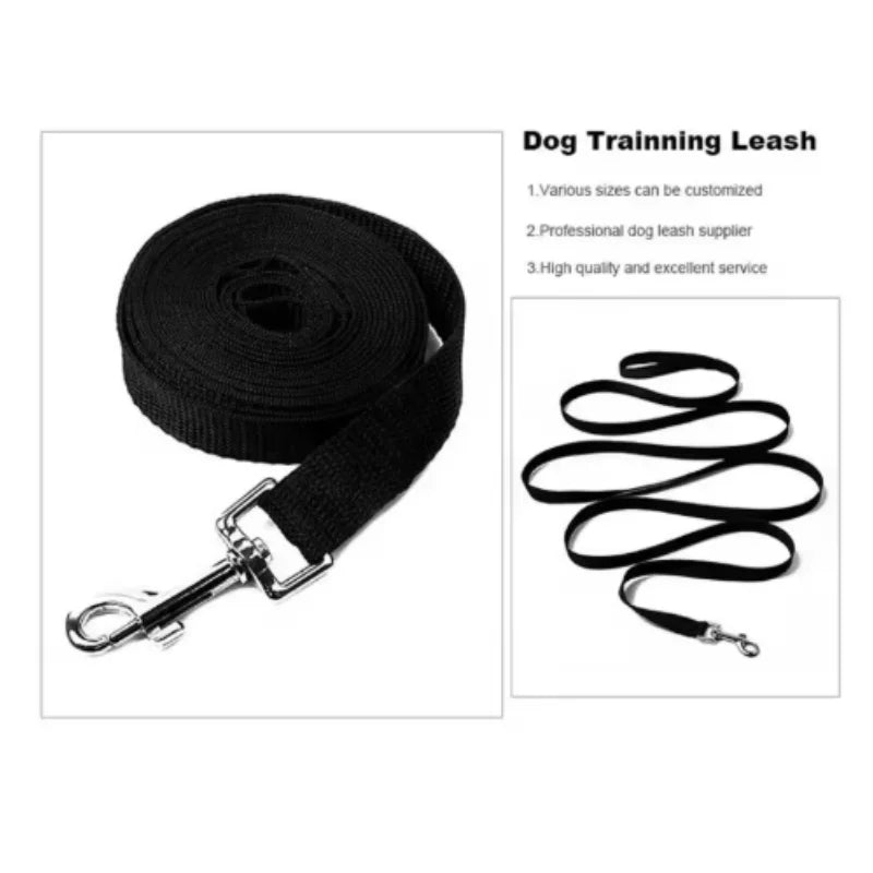 Solid Dog Leash For Large Dogs Pet Puppy Walking Training Lead Rope Big Dog Nylon Rope Long Leashes