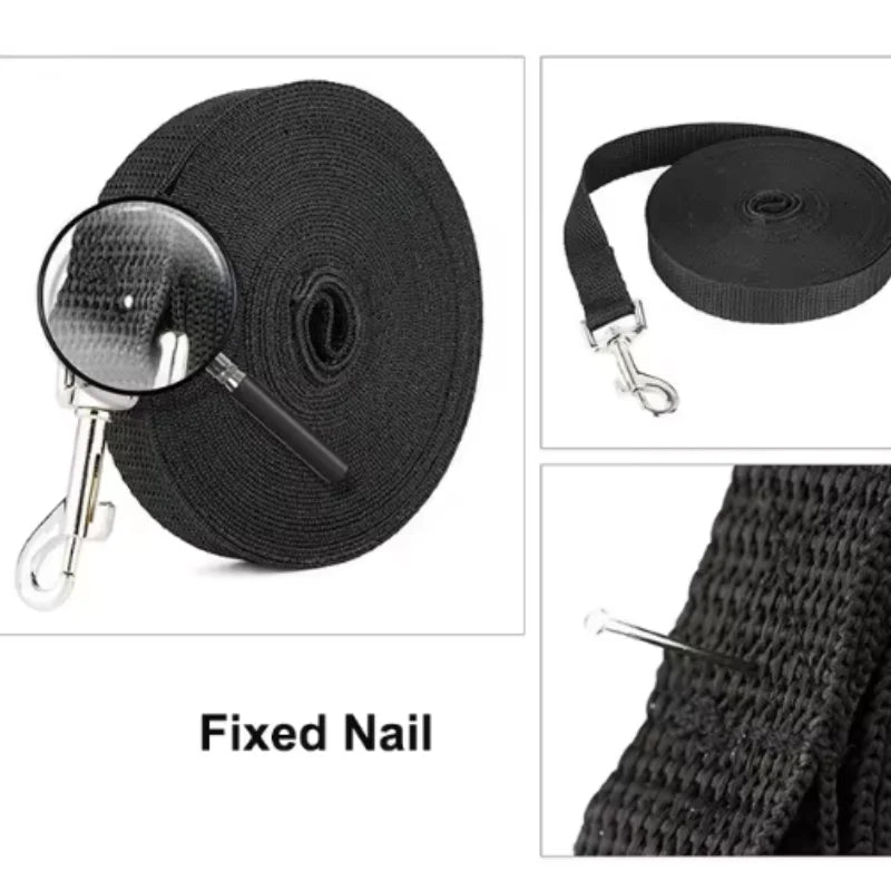 Solid Dog Leash For Large Dogs Pet Puppy Walking Training Lead Rope Big Dog Nylon Rope Long Leashes